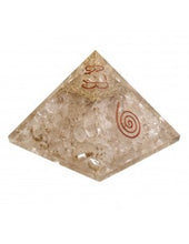 Charger l'image dans la visionneuse de la galerie, Pyramide en Quartz - Résine Orgonite avec Spirale