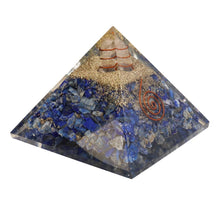 Charger l&#39;image dans la visionneuse de la galerie, Pyramide en Lapis Lazuli - Résine Orgonite avec Spirale
