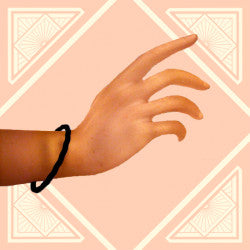 Bracelet poly-métallique - NOIR - 22 cm – Ø  7 cm